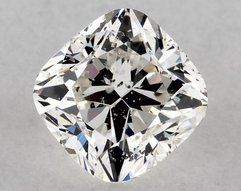 GIA 1.00 Carat K-SI2 Good Cut Cushion Modified Diamond